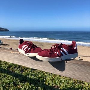 Adidas Originals Campus Burgundy Trainer